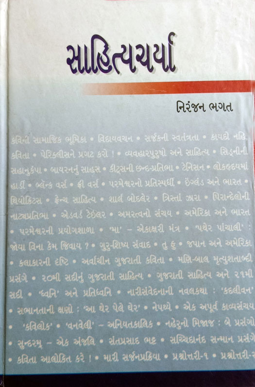 સાહિત્યચર્યા